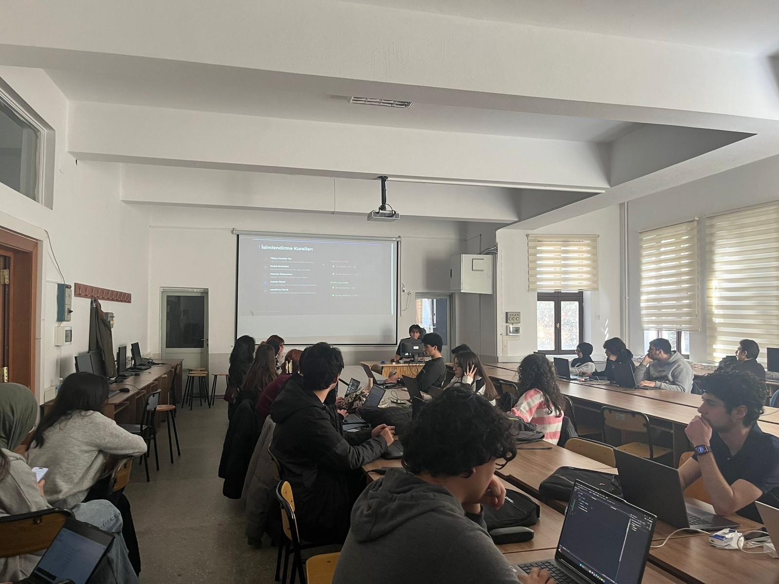 YAGE teknik eğitiminden bir kare